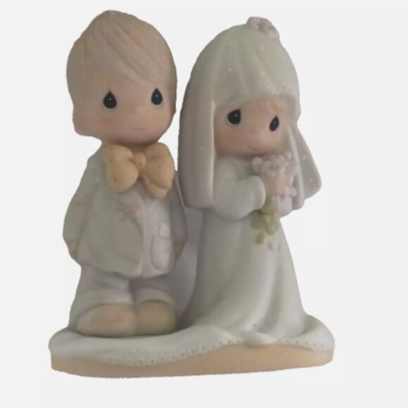 VTG Precious Moments "The Lord Bless You And Keep You" #E-3114 retired Signed - Picture 1 of 11